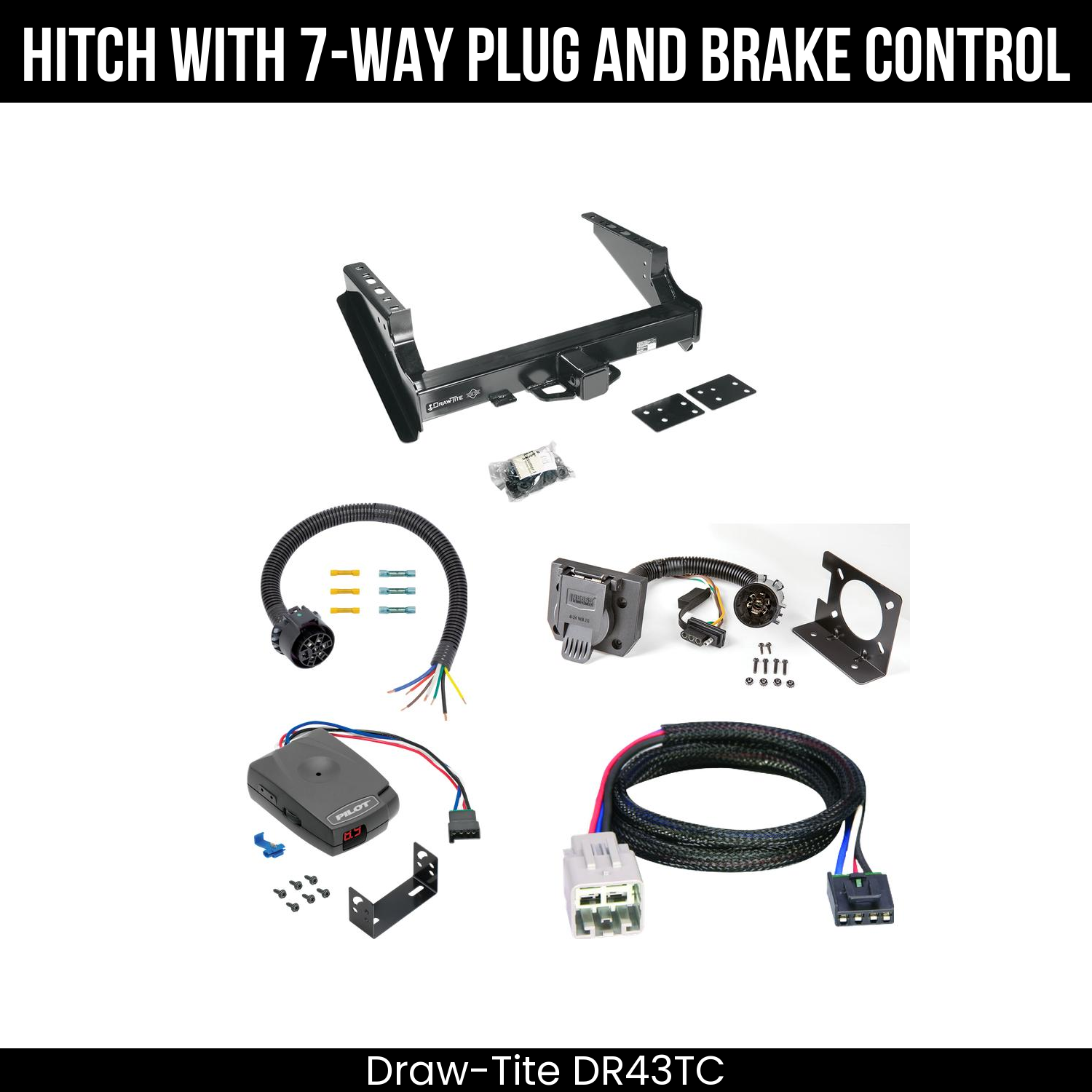 Trailer Hitch , 7-Way , Pro Series Pilot Brake Control