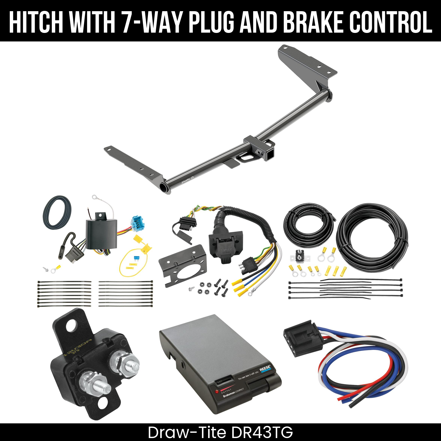 Trailer Hitch , 7-Way , Reese Brakeman Brake Control