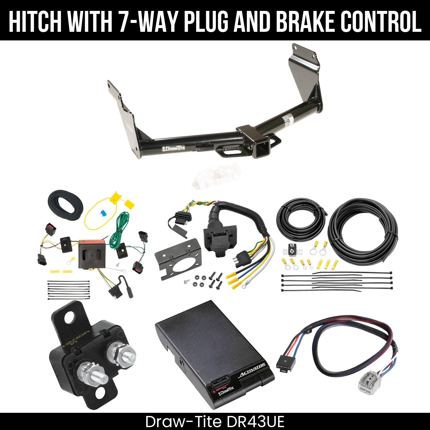 Trailer Hitch , 7-Way , Draw-Tite Activator Brake Control