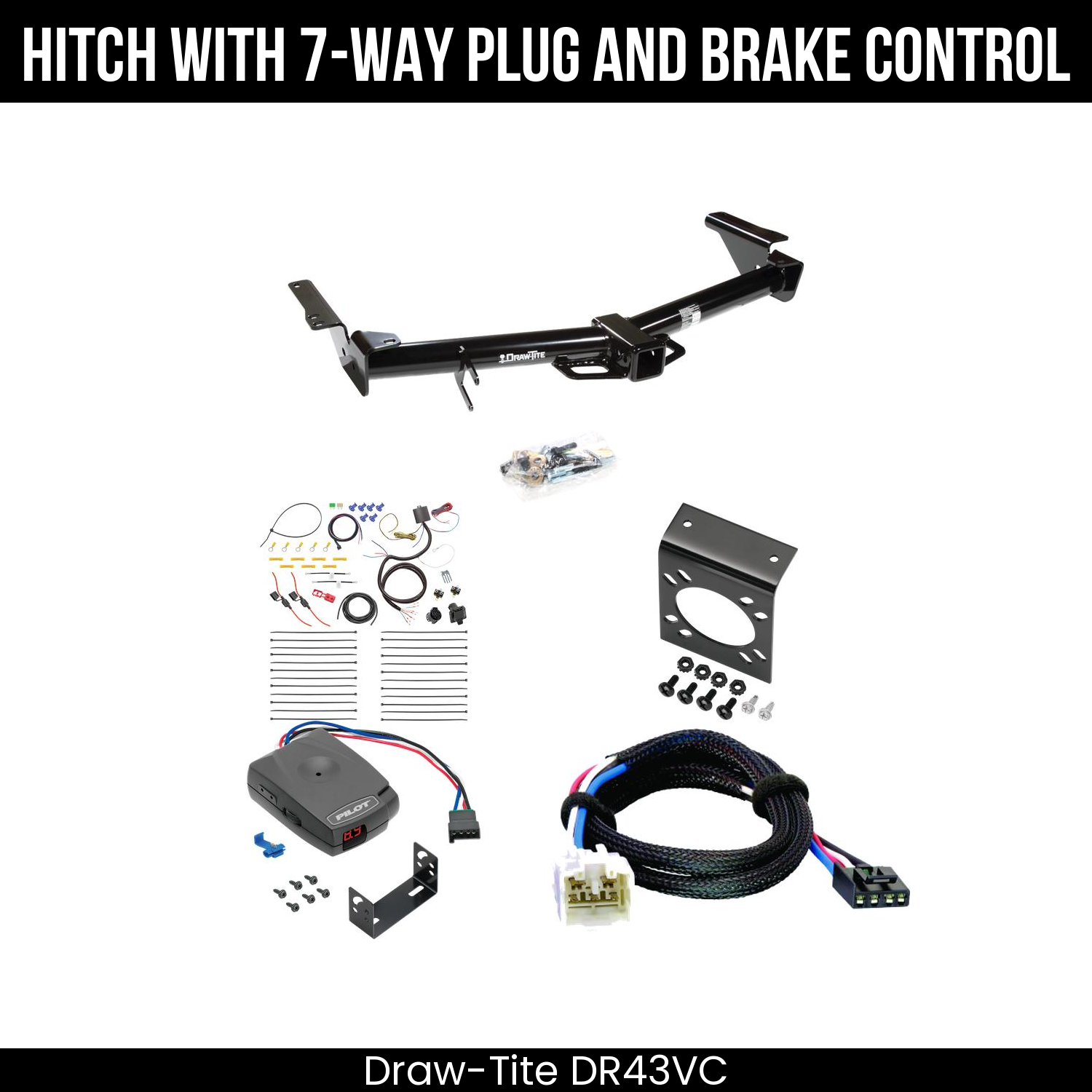 Trailer Hitch , 7-Way , Pro Series Pilot Brake Control