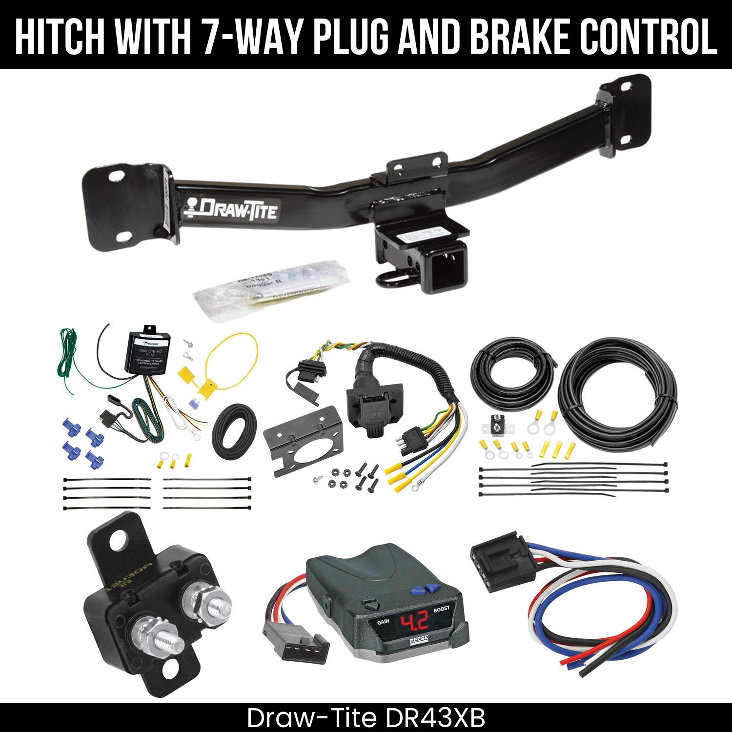 Trailer Hitch , 7-Way , Reese Brake EVN Control
