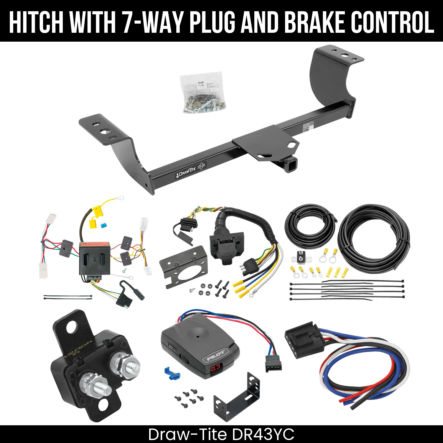 Trailer Hitch , 7-Way , Pro Series Pilot Brake Control