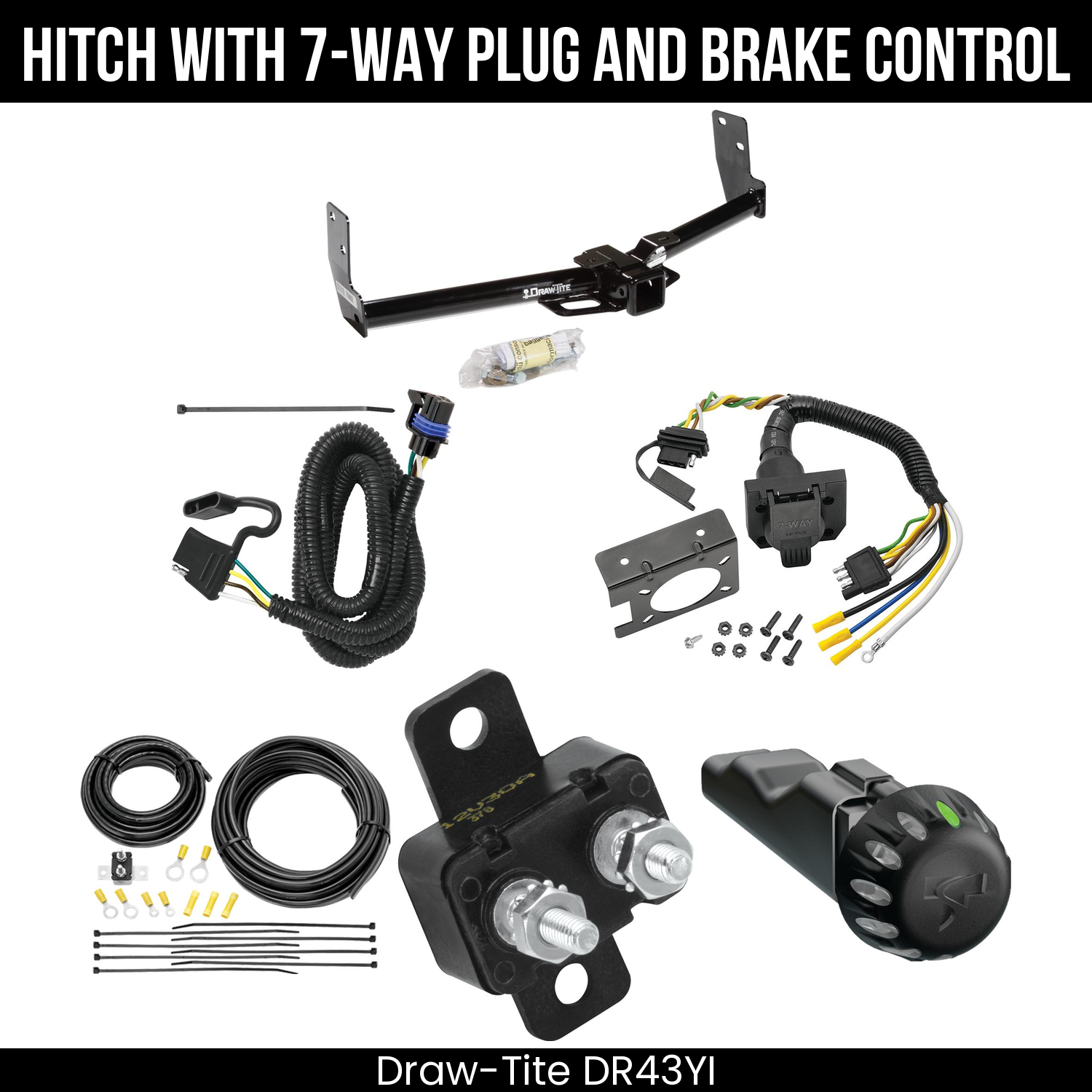 Trailer Hitch , 7-Way , Tekonsha Voyager iD Smart Brake Control