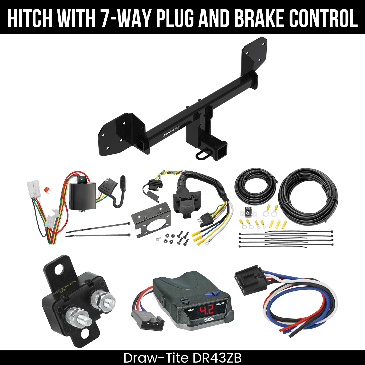 Trailer Hitch , 7-Way , Reese Brake EVN Control