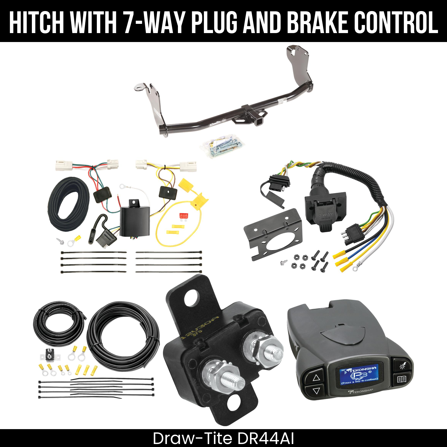 Trailer Hitch , 7-Way , Tekonsha Prodigy P3 Brake Control