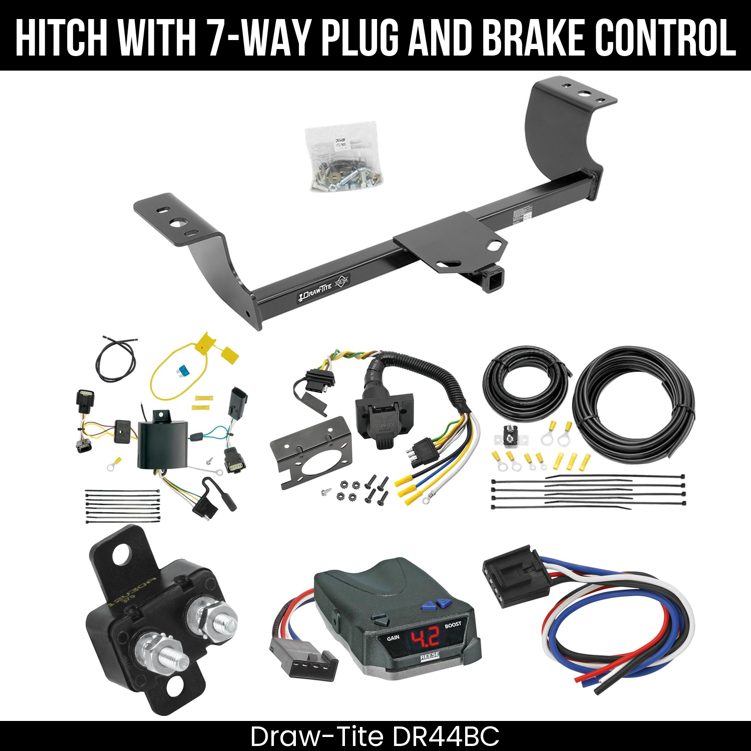 Trailer Hitch , 7-Way , Reese Brake EVN Control