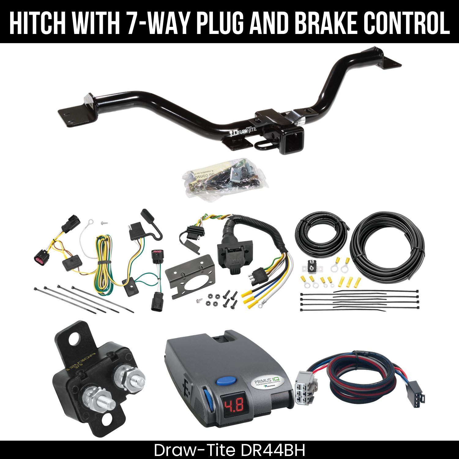 Trailer Hitch , 7-Way , Tekonsha Primus IQ Brake Control