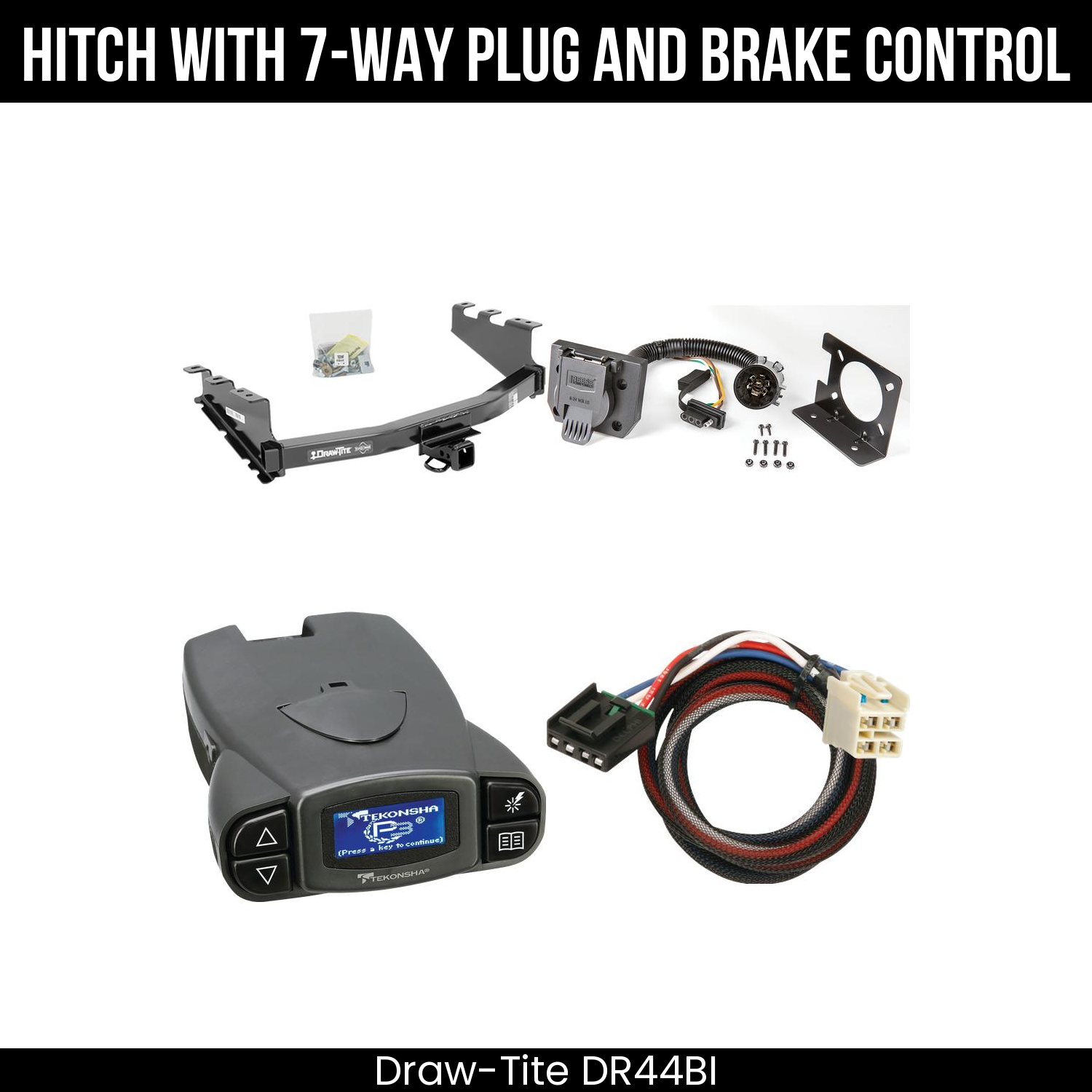 Trailer Hitch , 7-Way , Tekonsha Prodigy P3 Brake Control
