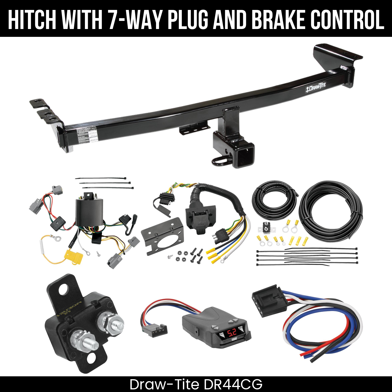 Trailer Hitch , 7-Way , Reese Brakeman IV Brake Control