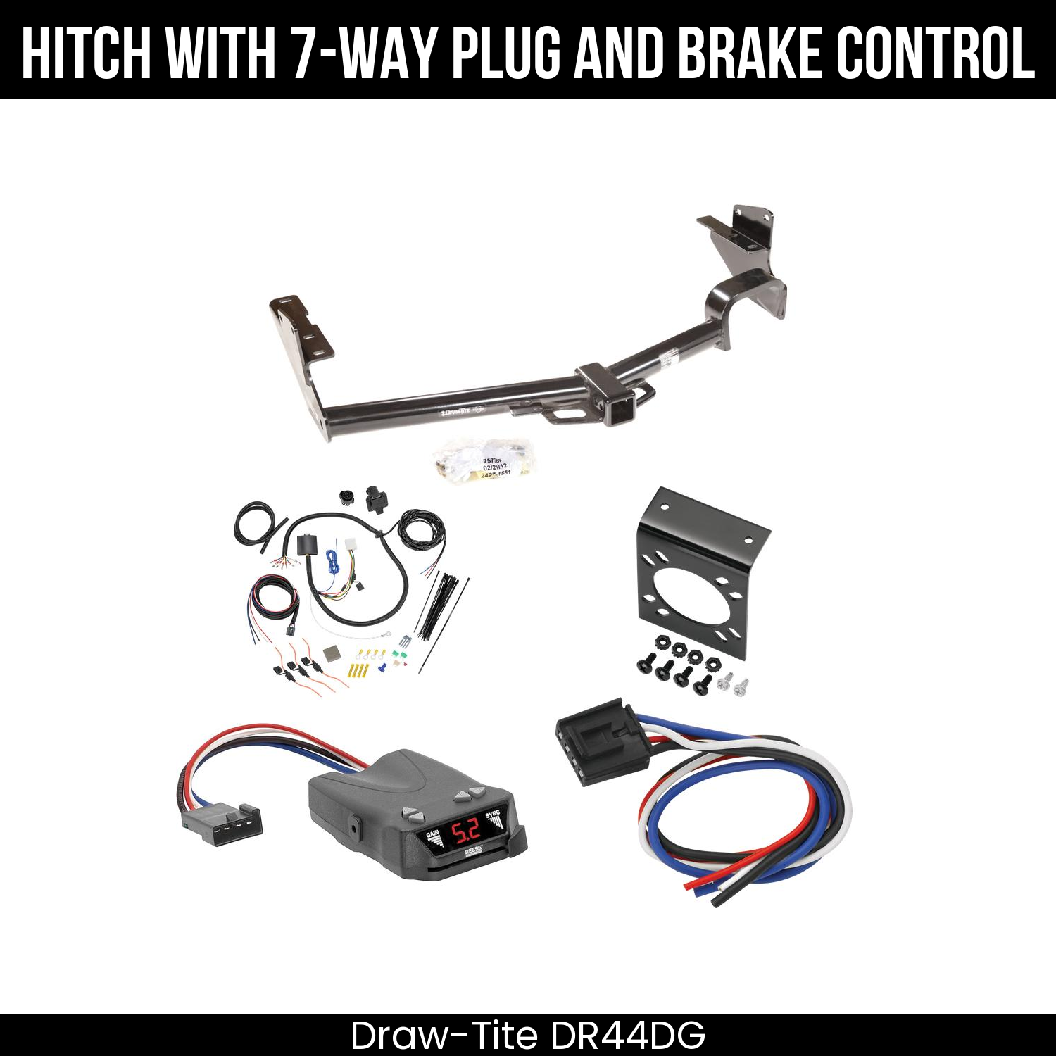 Trailer Hitch , 7-Way , Reese Brakeman IV Brake Control