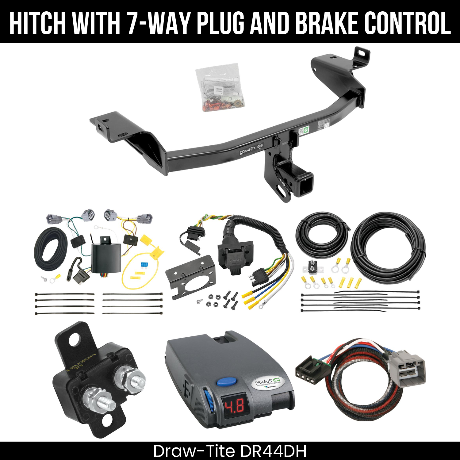 Trailer Hitch , 7-Way , Tekonsha Primus IQ Brake Control