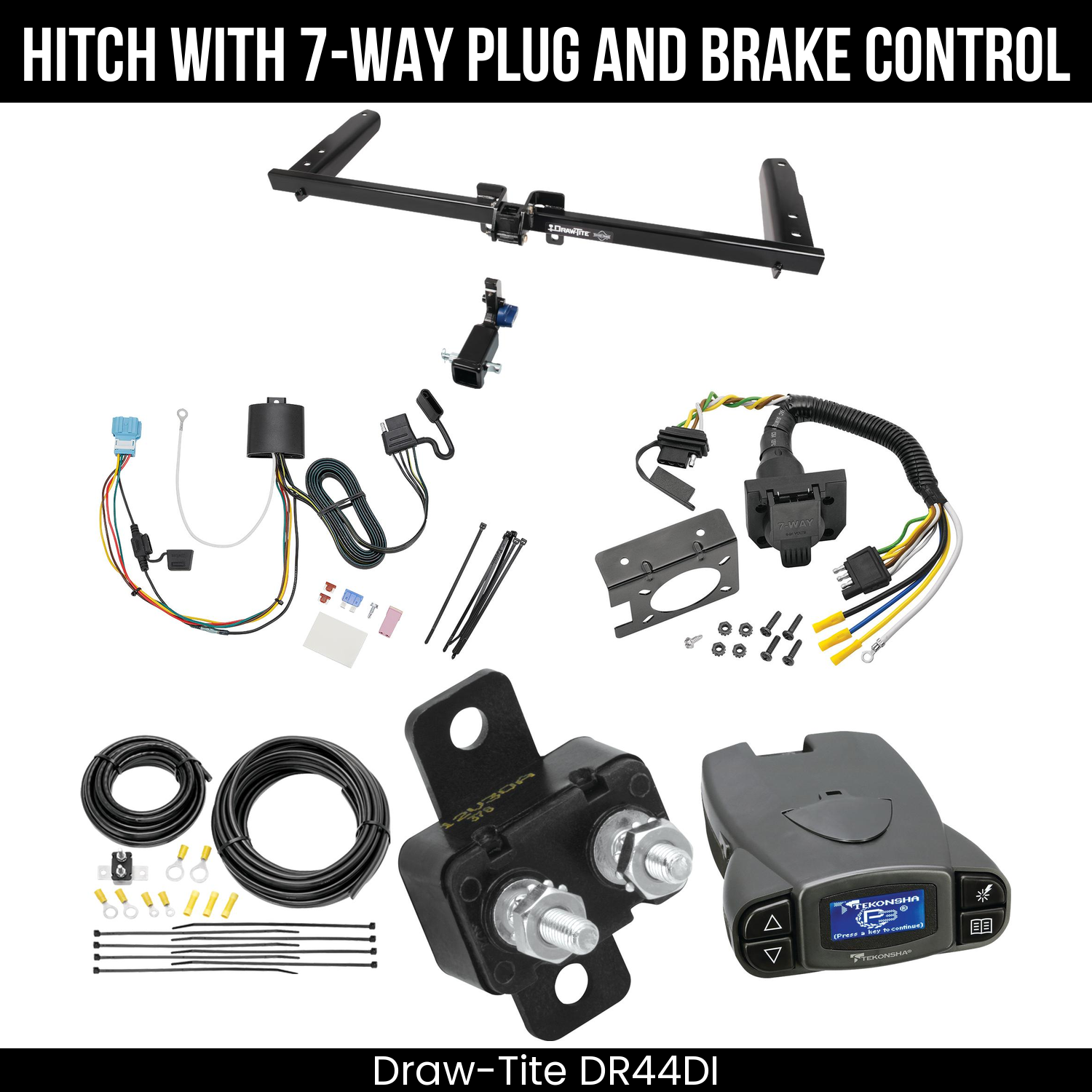 Trailer Hitch , 7-Way , Tekonsha Prodigy P3 Brake Control