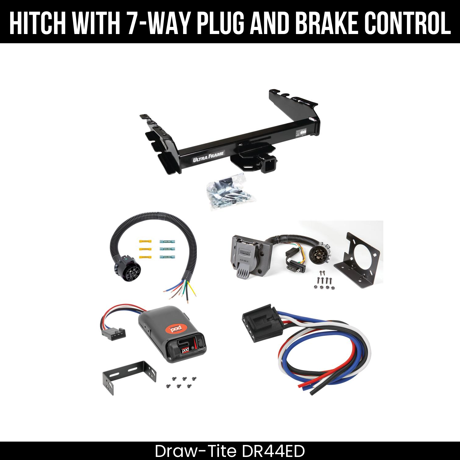 Trailer Hitch , 7-Way , Pro Series POD Brake Control