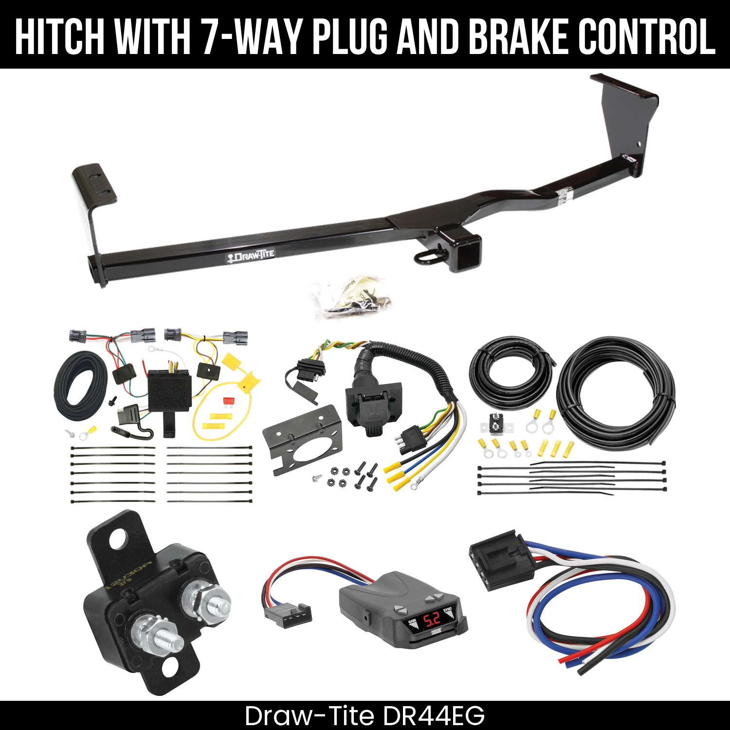 Trailer Hitch , 7-Way , Reese Brakeman IV Brake Control