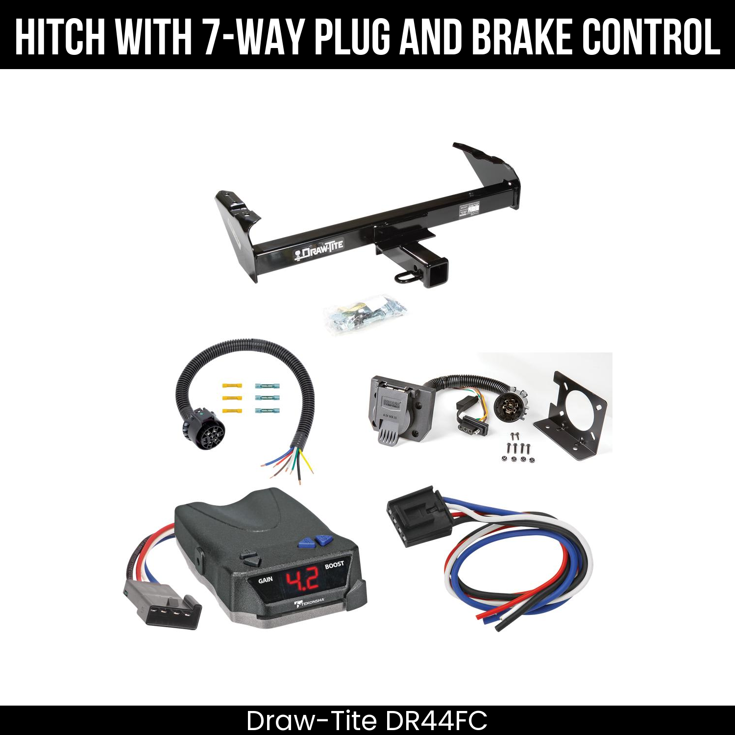 Trailer Hitch , 7-Way , Tekonsha Brake EVN Control