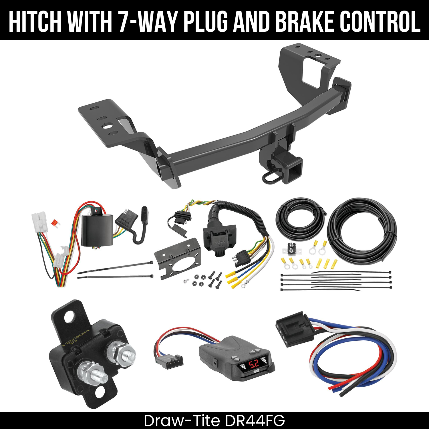 Trailer Hitch , 7-Way , Reese Brakeman IV Brake Control