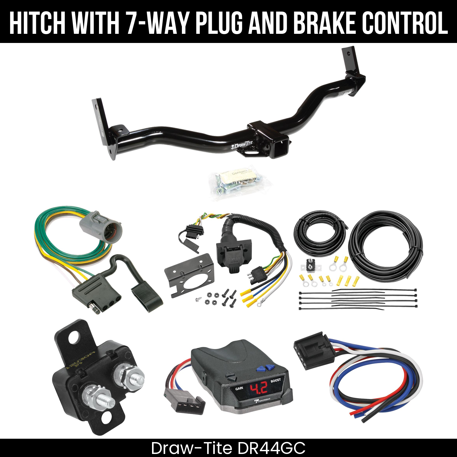 Trailer Hitch , 7-Way , Tekonsha Brake EVN Control