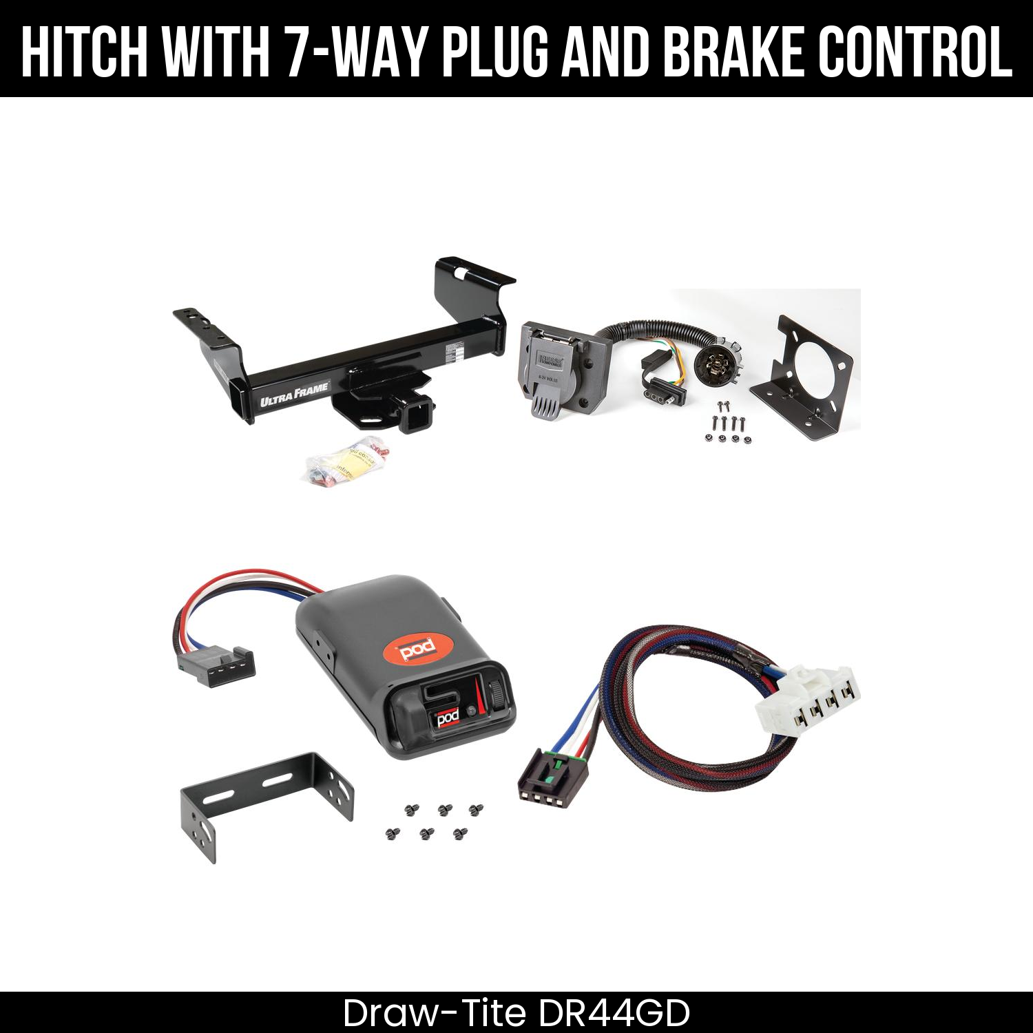 Trailer Hitch , 7-Way , Pro Series POD Brake Control