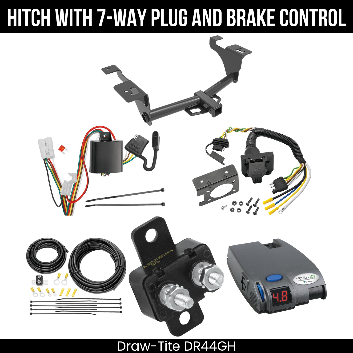 Trailer Hitch , 7-Way , Tekonsha Primus IQ Brake Control