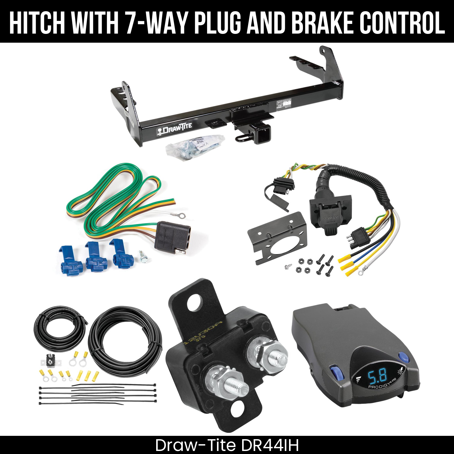 Trailer Hitch , 7-Way , Tekonsha Prodigy P2 Brake Control