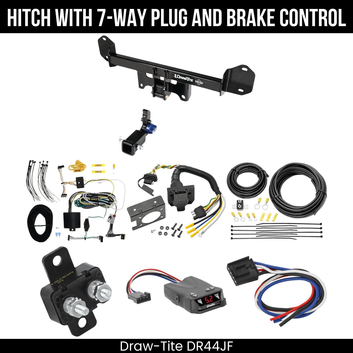 Trailer Hitch , 7-Way , Draw-Tite Activator IV Brake Control