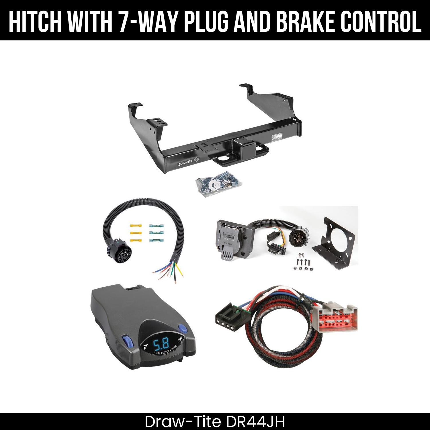 Trailer Hitch , 7-Way , Tekonsha Prodigy P2 Brake Control