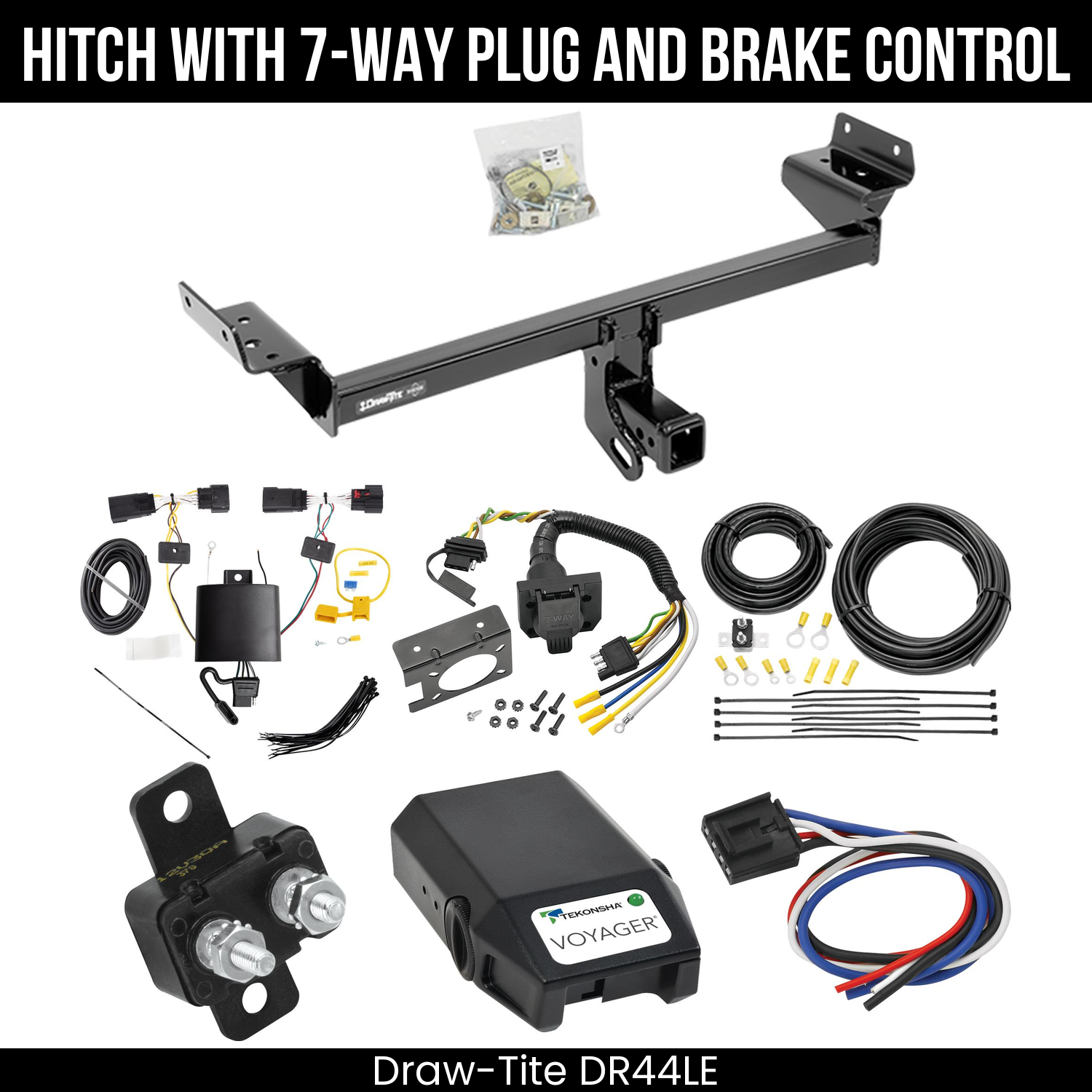 Trailer Hitch , 7-Way , Tekonsha Voyager Brake Control