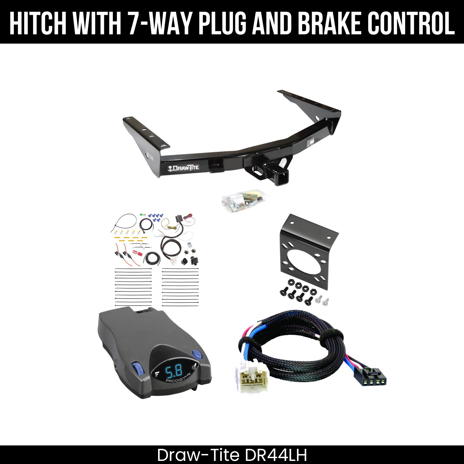 Trailer Hitch , 7-Way , Tekonsha Prodigy P2 Brake Control