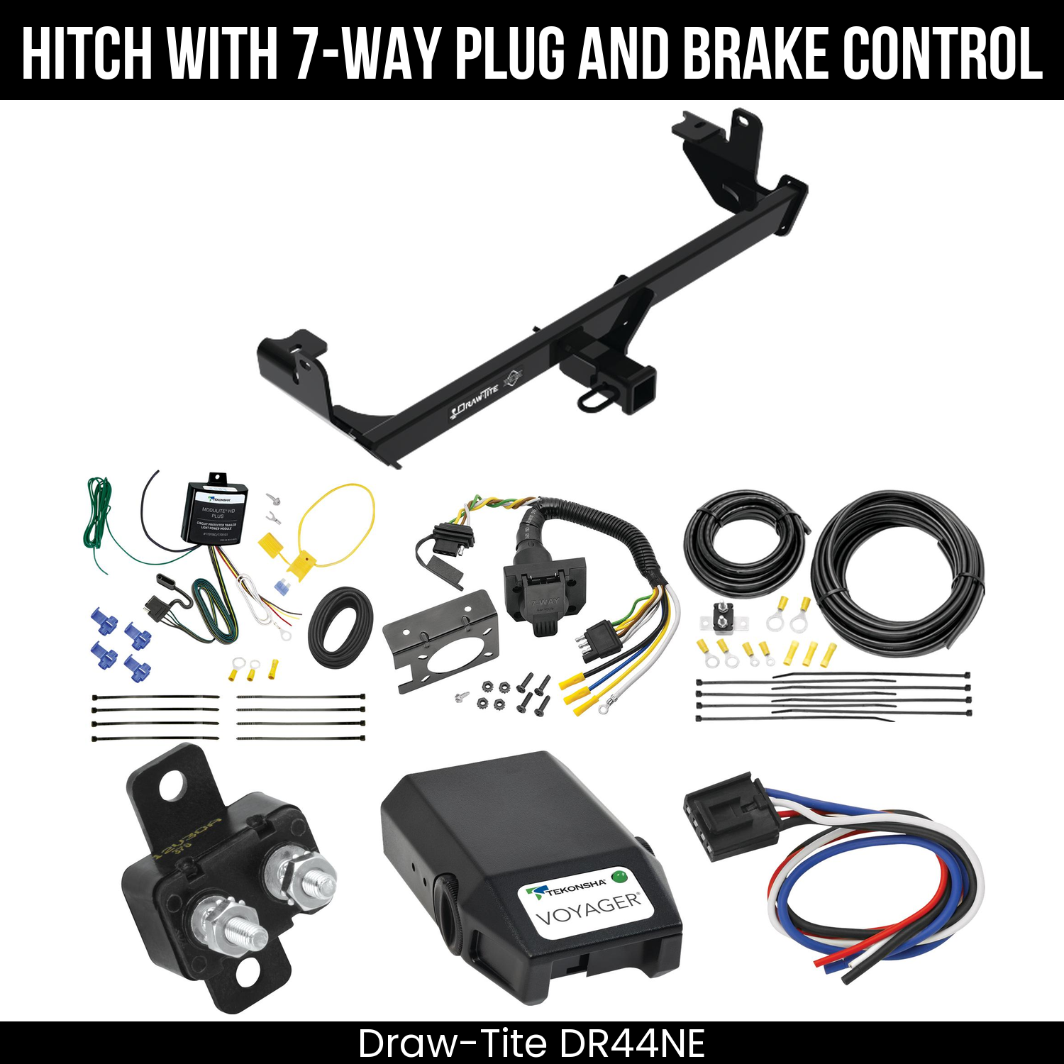 Trailer Hitch , 7-Way , Tekonsha Voyager Brake Control