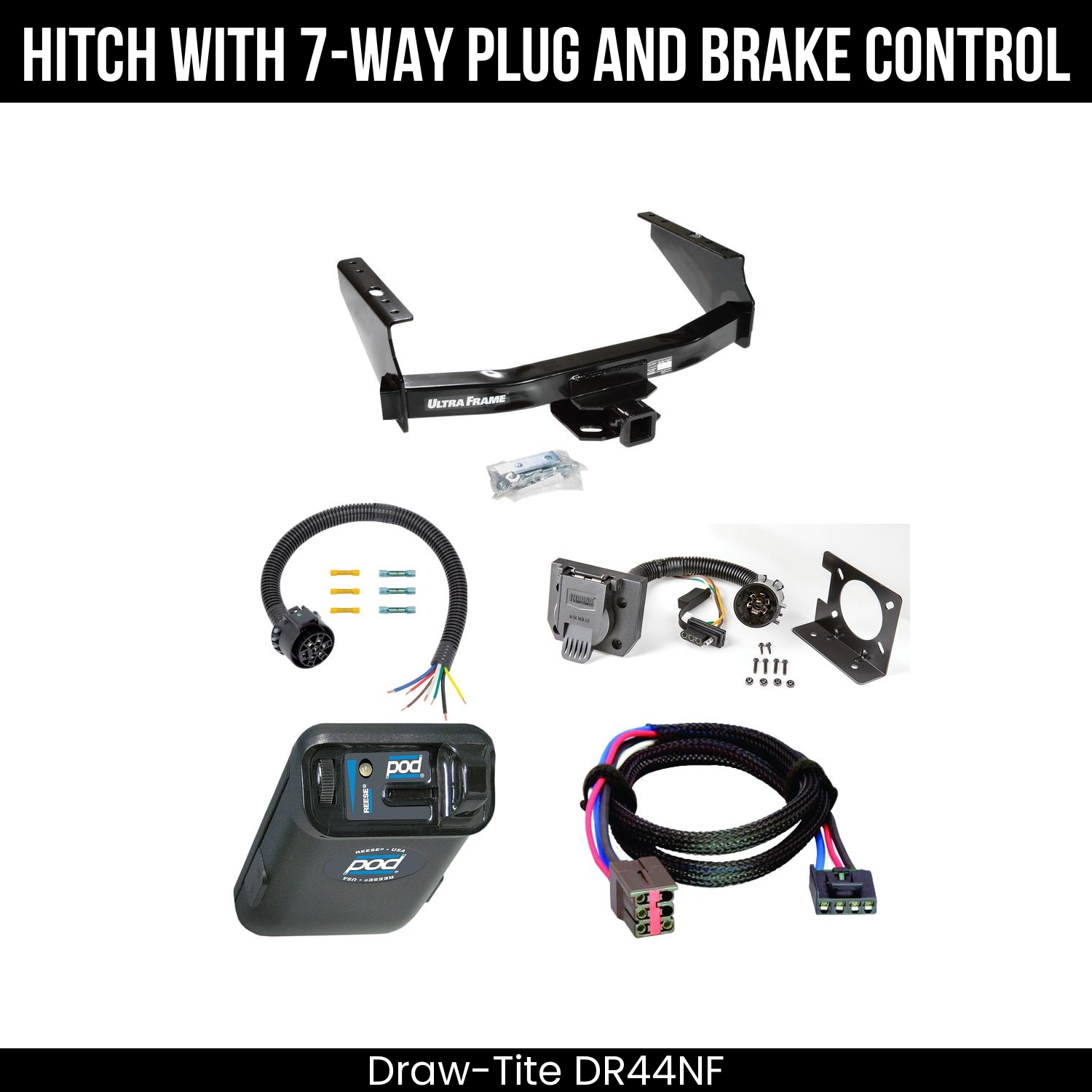 Trailer Hitch , 7-Way , Reese POD Brake Control
