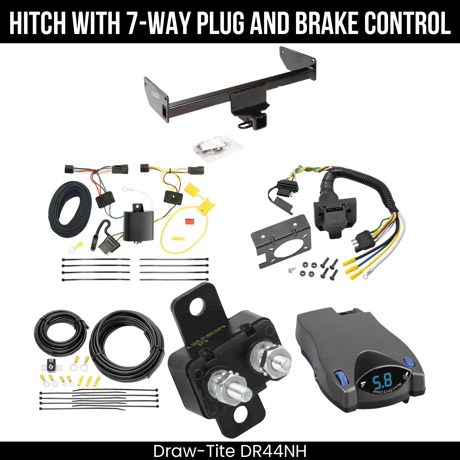 Trailer Hitch , 7-Way , Tekonsha Prodigy P2 Brake Control