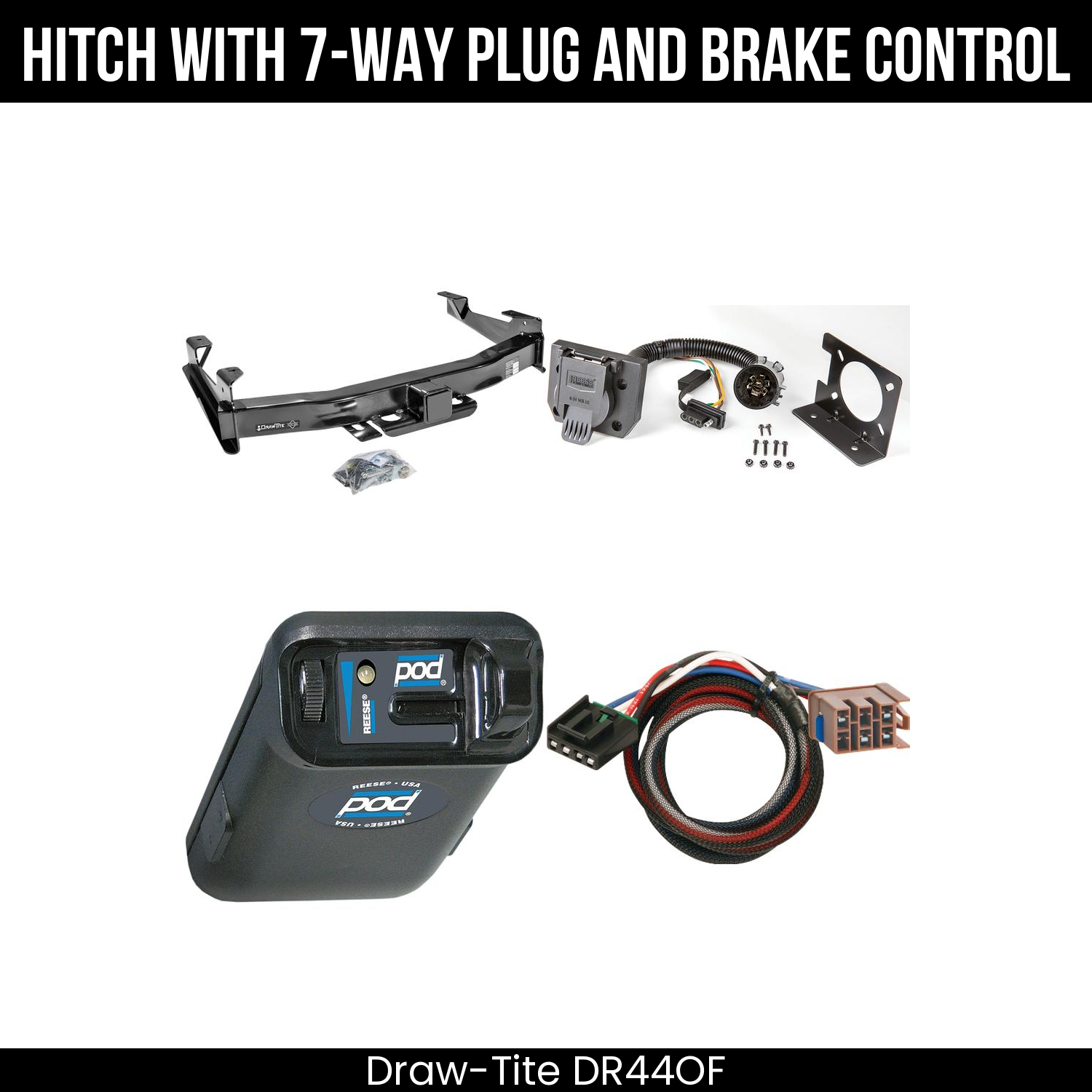 Trailer Hitch , 7-Way , Reese POD Brake Control