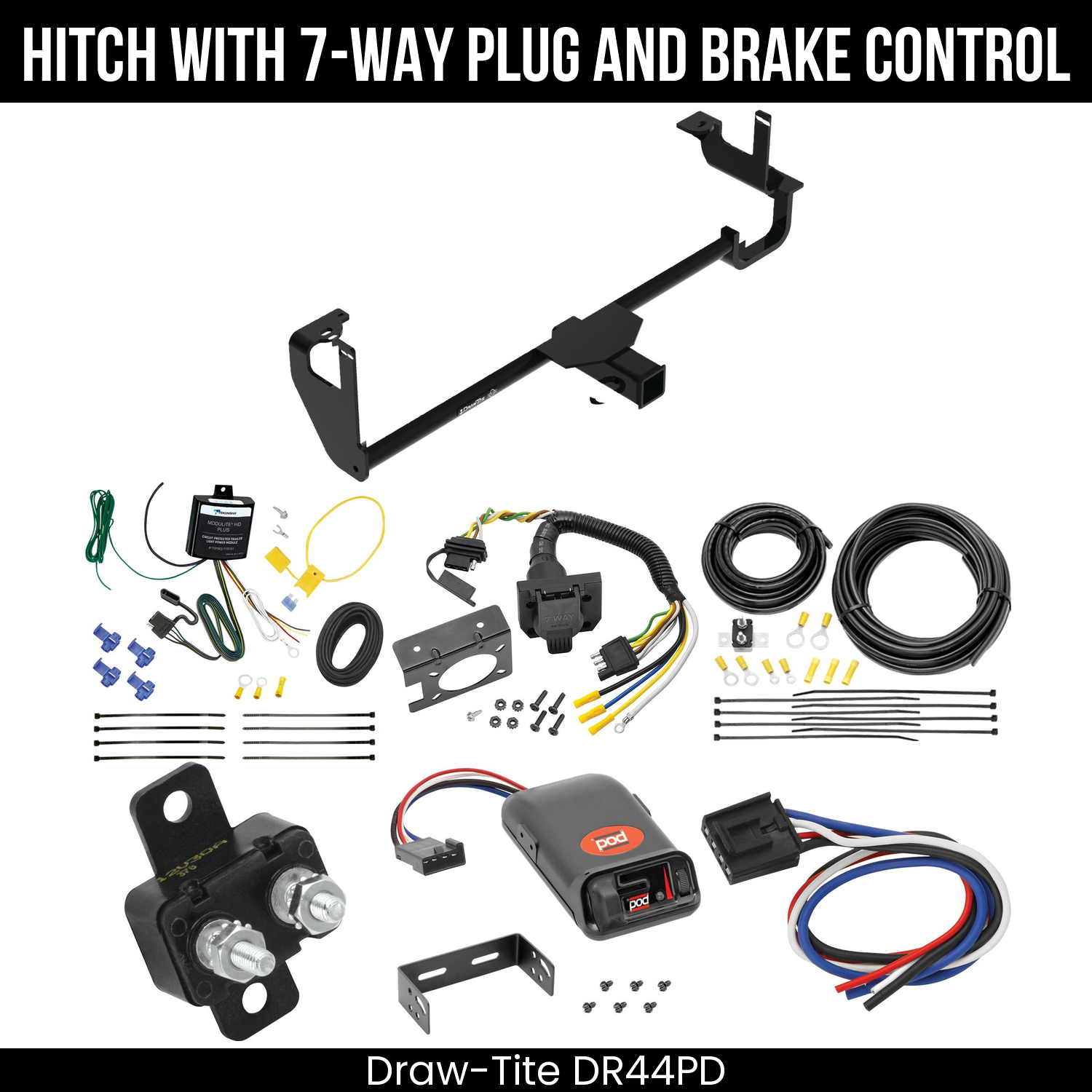 Trailer Hitch , 7-Way , Pro Series POD Brake Control