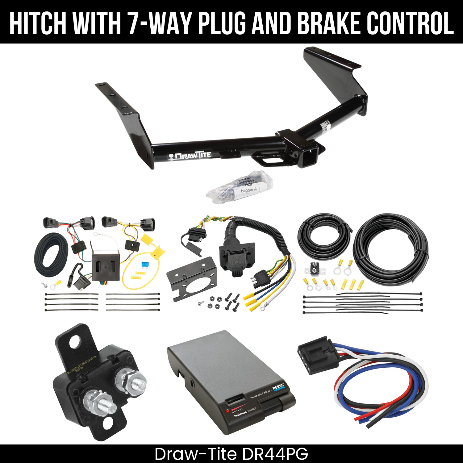 Trailer Hitch , 7-Way , Reese Brakeman Brake Control