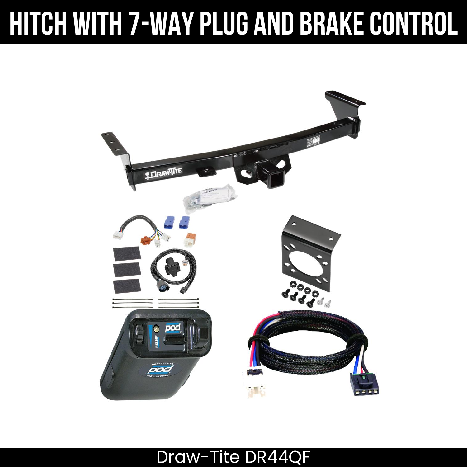 Trailer Hitch , 7-Way , Reese POD Brake Control
