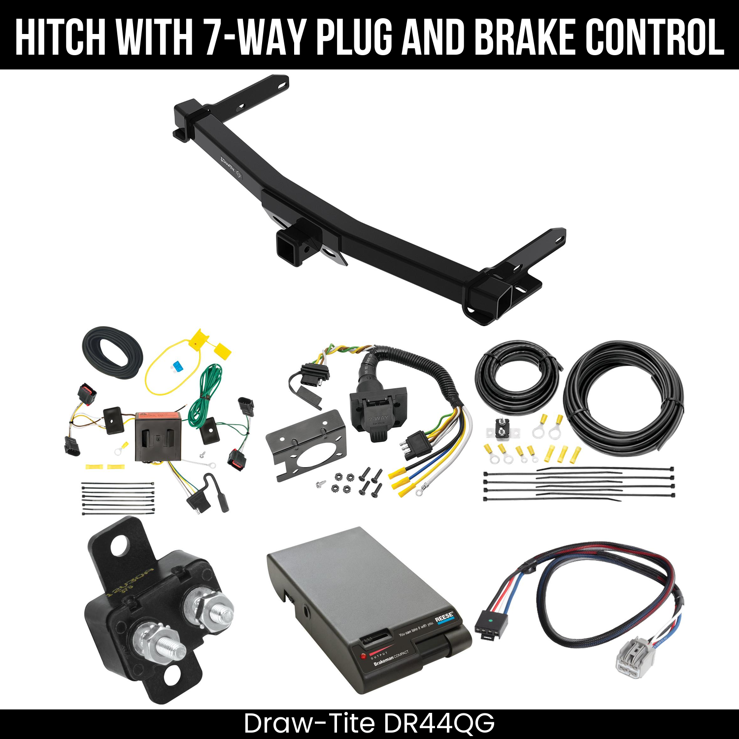 Trailer Hitch , 7-Way , Reese Brakeman Brake Control