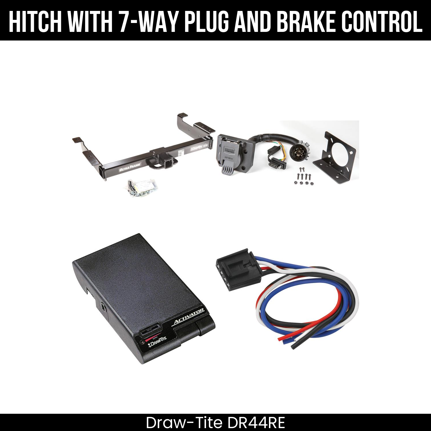 Trailer Hitch , 7-Way , Draw-Tite Activator Brake Control