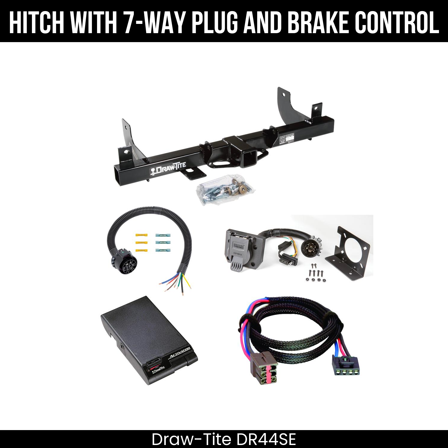 Trailer Hitch , 7-Way , Draw-Tite Activator Brake Control