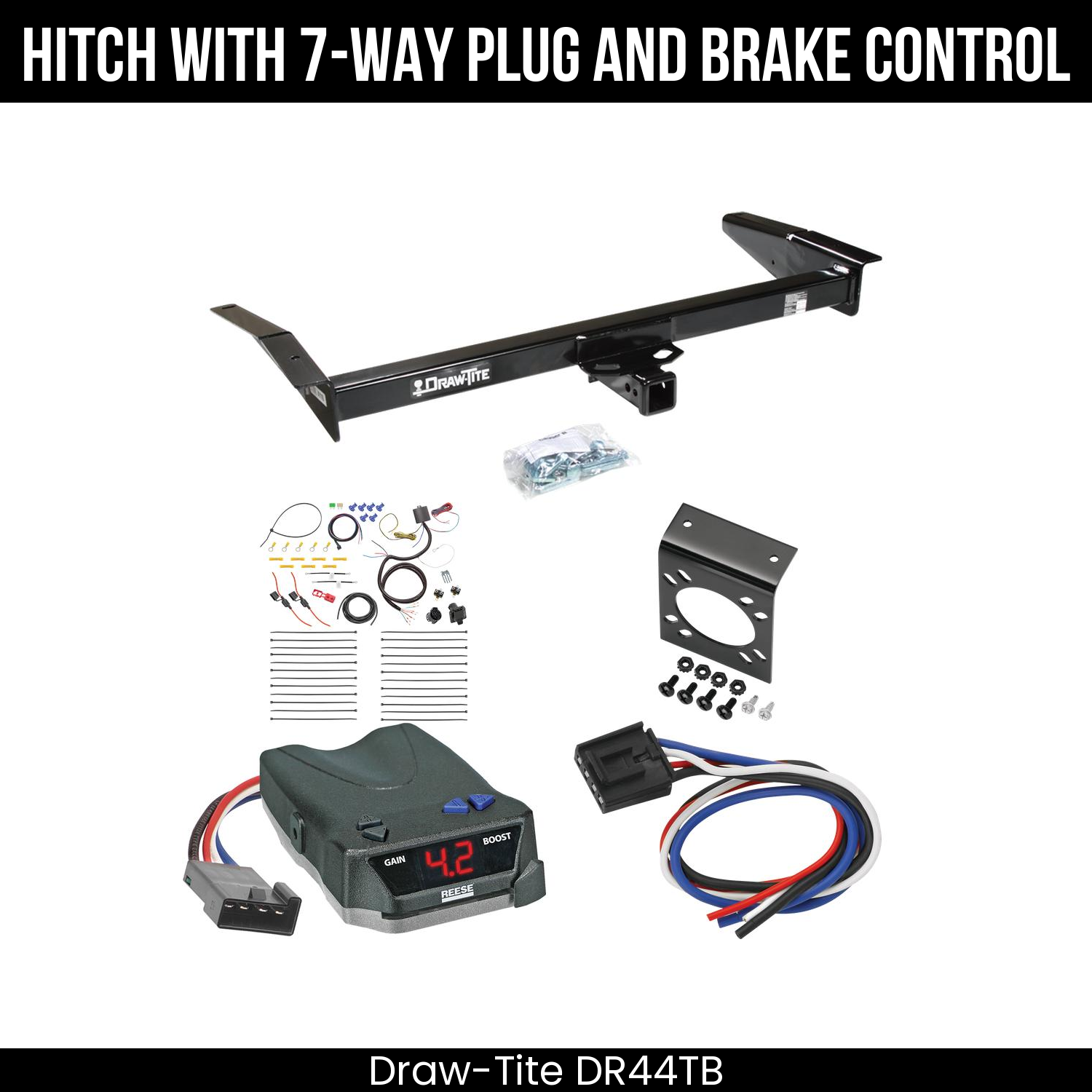 Trailer Hitch , 7-Way , Reese Brake EVN Control