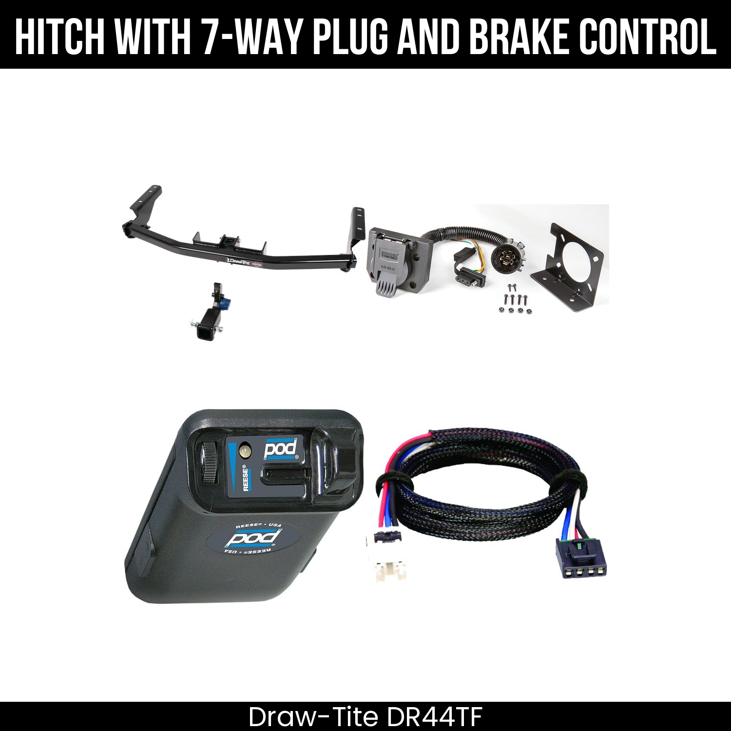 Trailer Hitch , 7-Way , Reese POD Brake Control