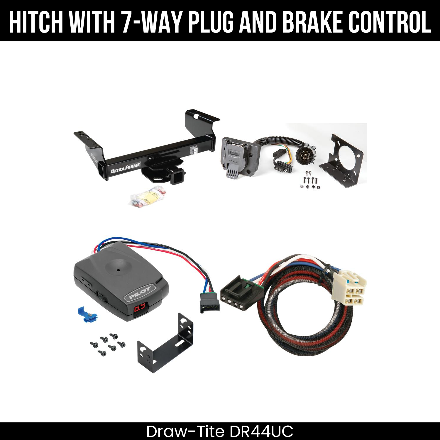 Trailer Hitch , 7-Way , Pro Series Pilot Brake Control