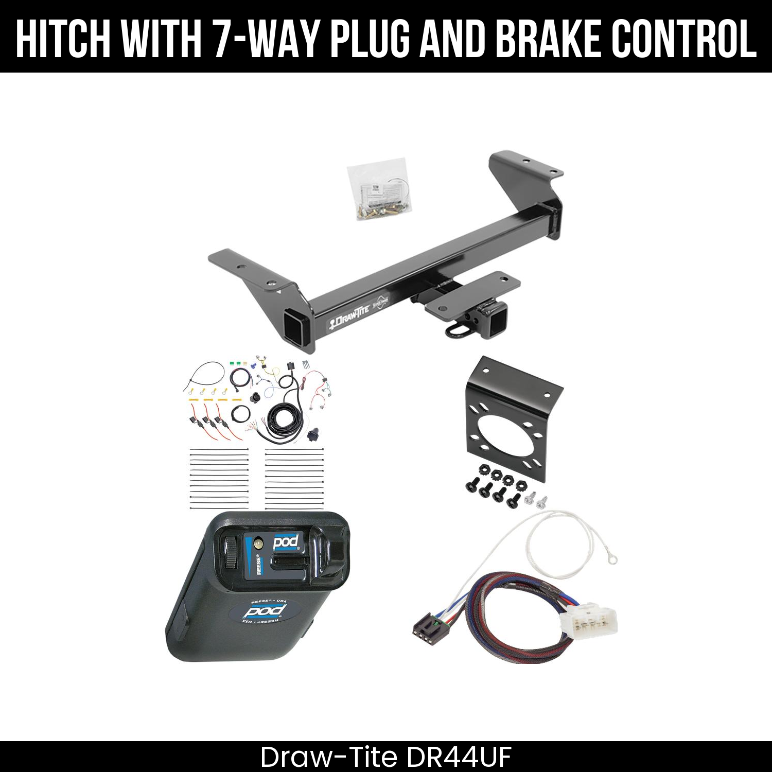 Trailer Hitch , 7-Way , Reese POD Brake Control