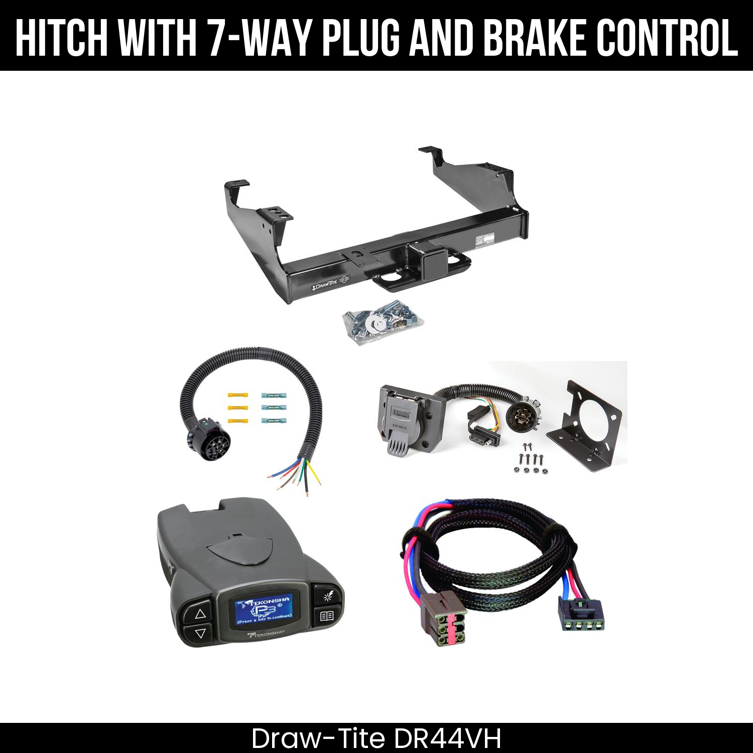 Trailer Hitch , 7-Way , Tekonsha Prodigy P3 Brake Control