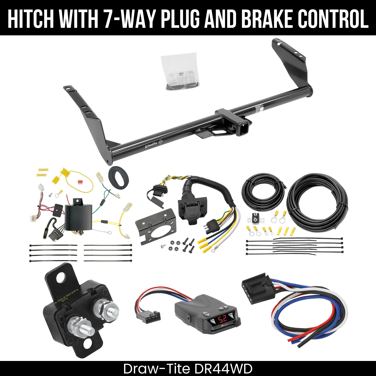 Trailer Hitch , 7-Way , Tekonsha Brakeman IV Brake Control