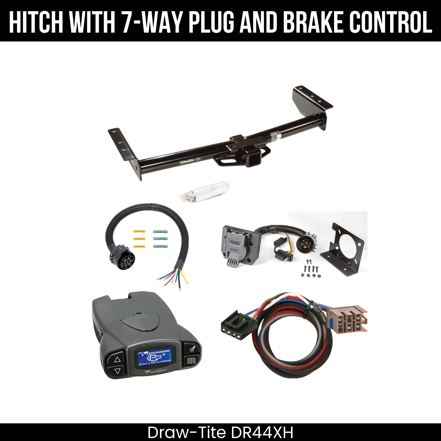 Trailer Hitch , 7-Way , Tekonsha Prodigy P3 Brake Control