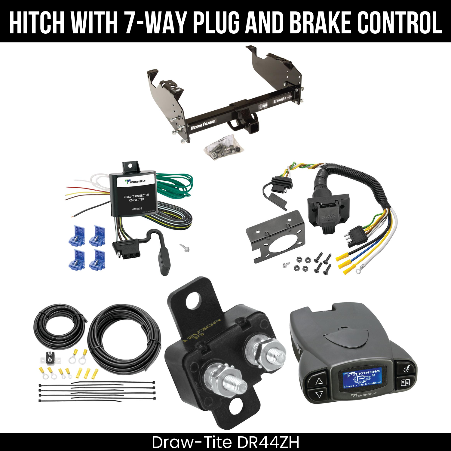 Trailer Hitch , 7-Way , Tekonsha Prodigy P3 Brake Control