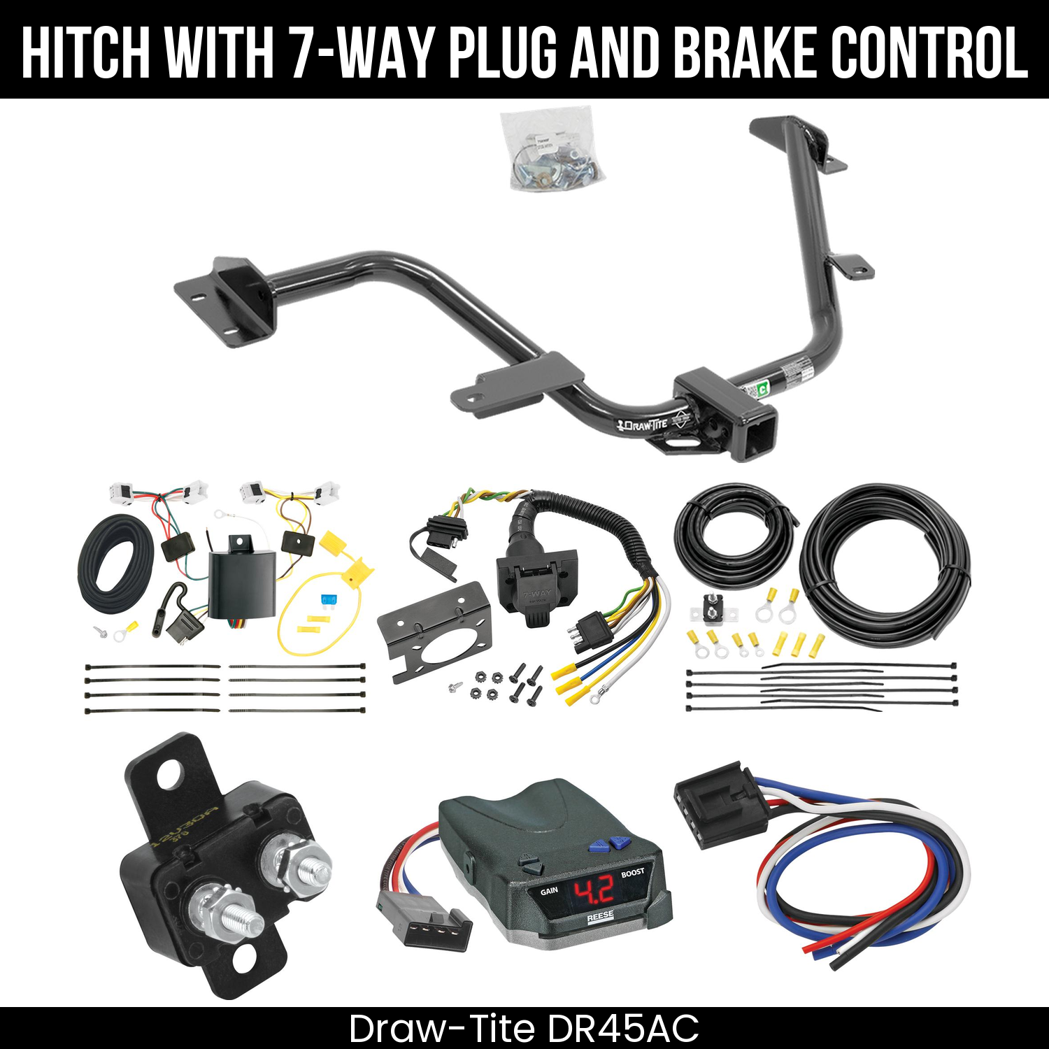 Trailer Hitch , 7-Way , Reese Brake EVN Control