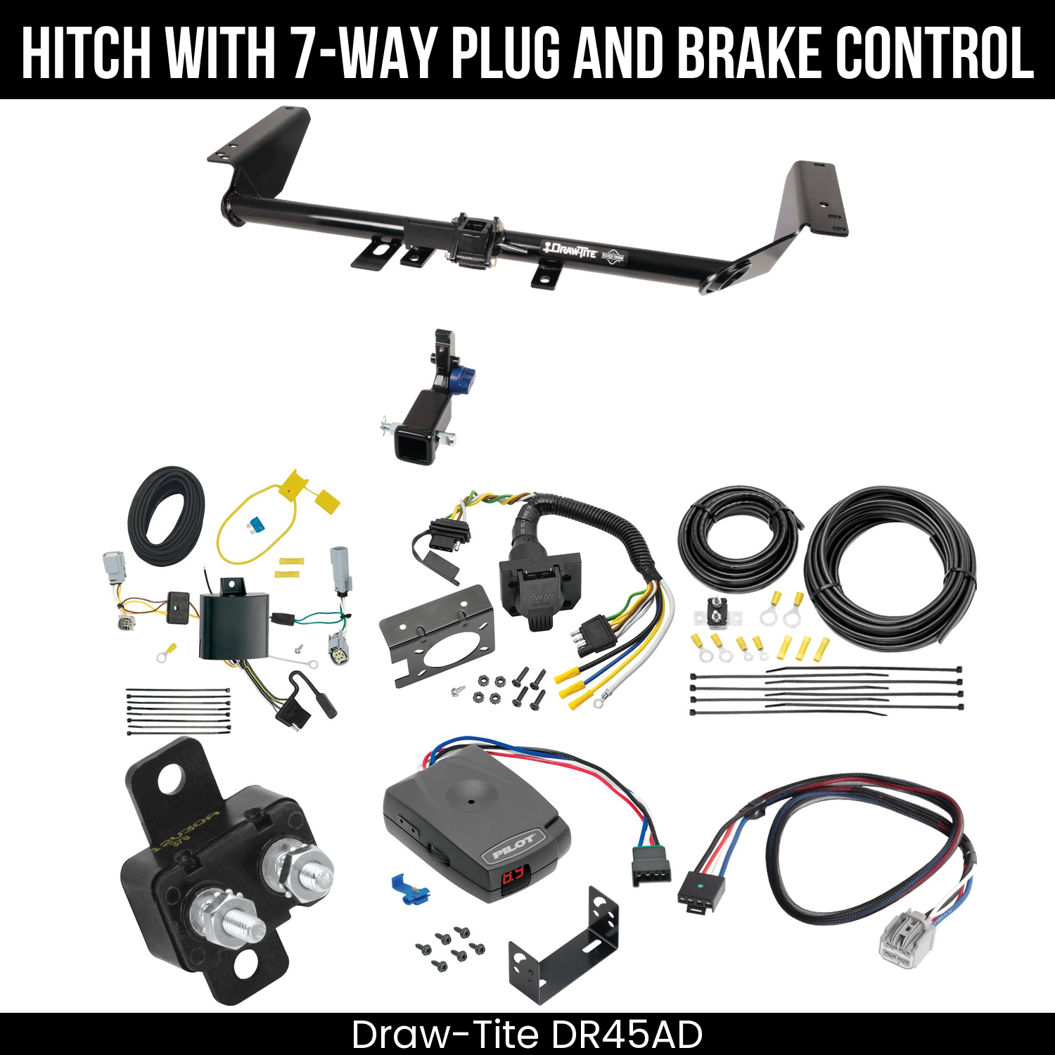 Trailer Hitch , 7-Way , Pro Series Pilot Brake Control