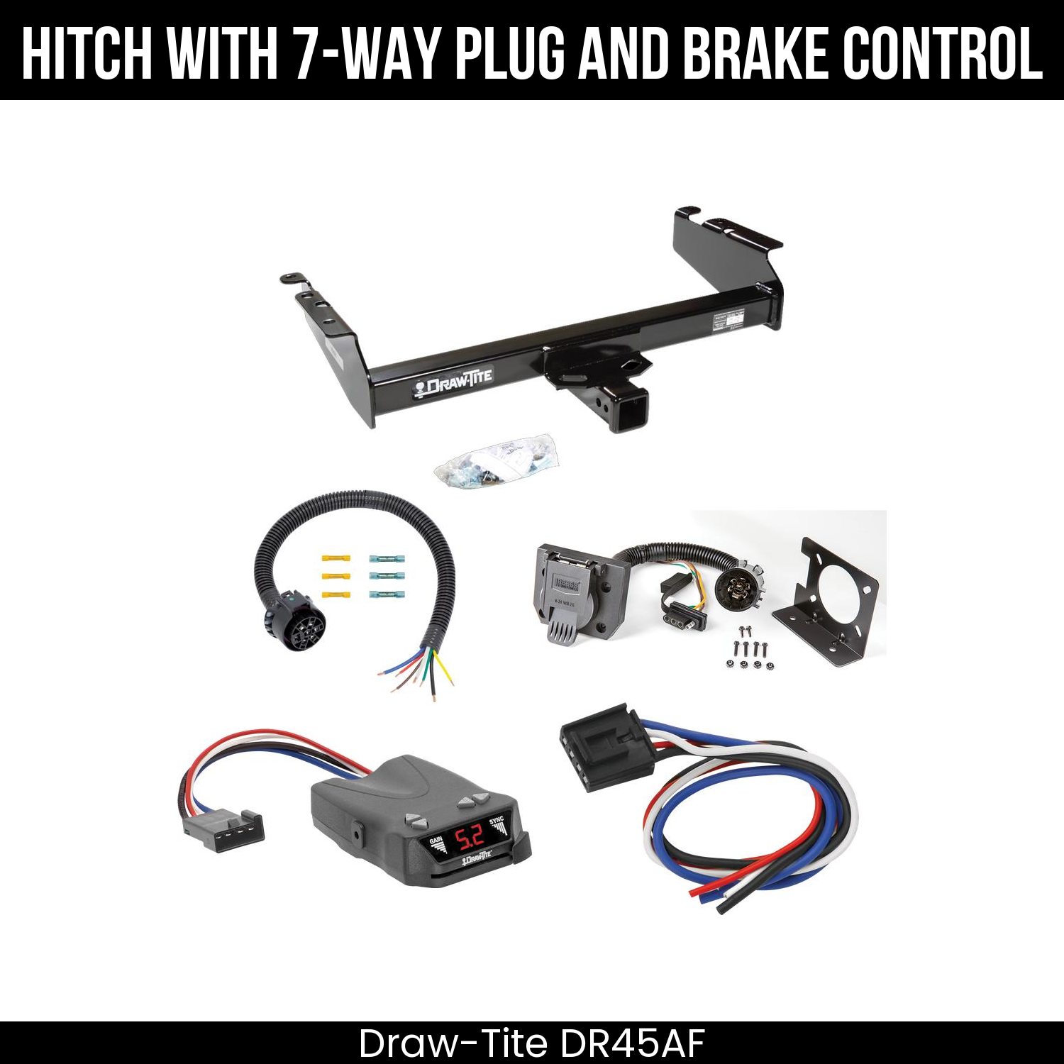 Trailer Hitch , 7-Way , Draw-Tite Activator IV Brake Control