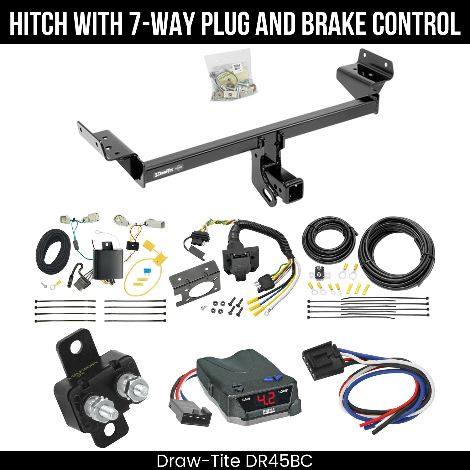 Trailer Hitch , 7-Way , Reese Brake EVN Control